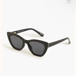 J. Crew Black Cat-Eye Sunglasses, NWT.